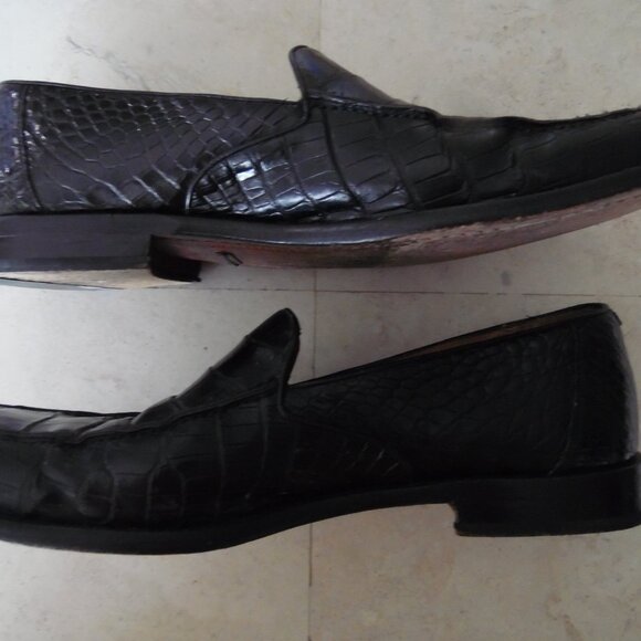 mezlan genuine ALLIGATOR shoes mens size 10 vanderbill? idk - Picture 4 of 12